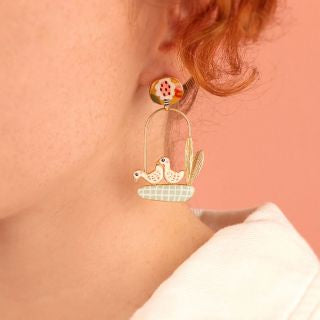 Taratata Jewellery - Plume Stud Long Earring