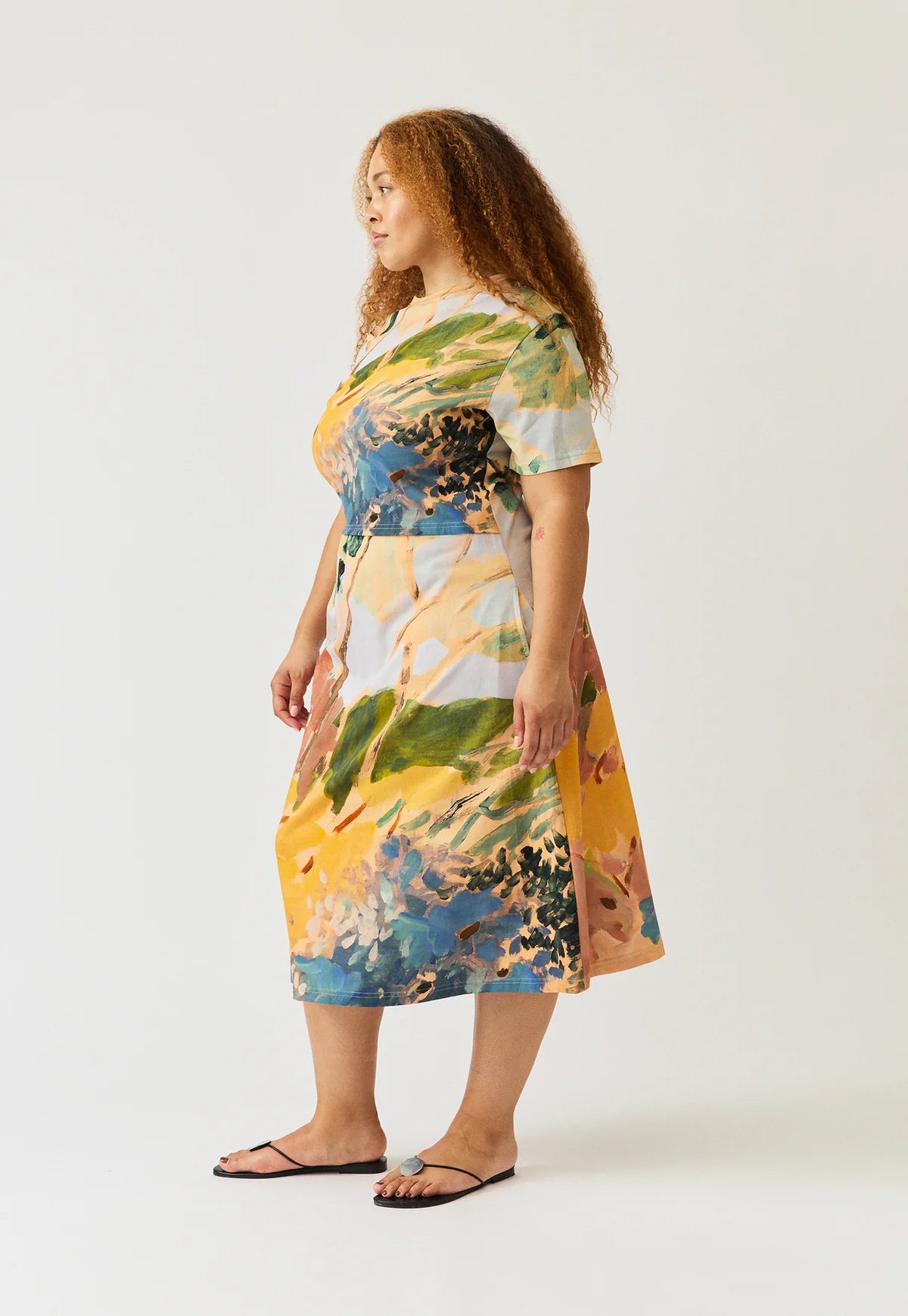 Nancybird Short Sleeve Elena Dress - Sunny Clearing