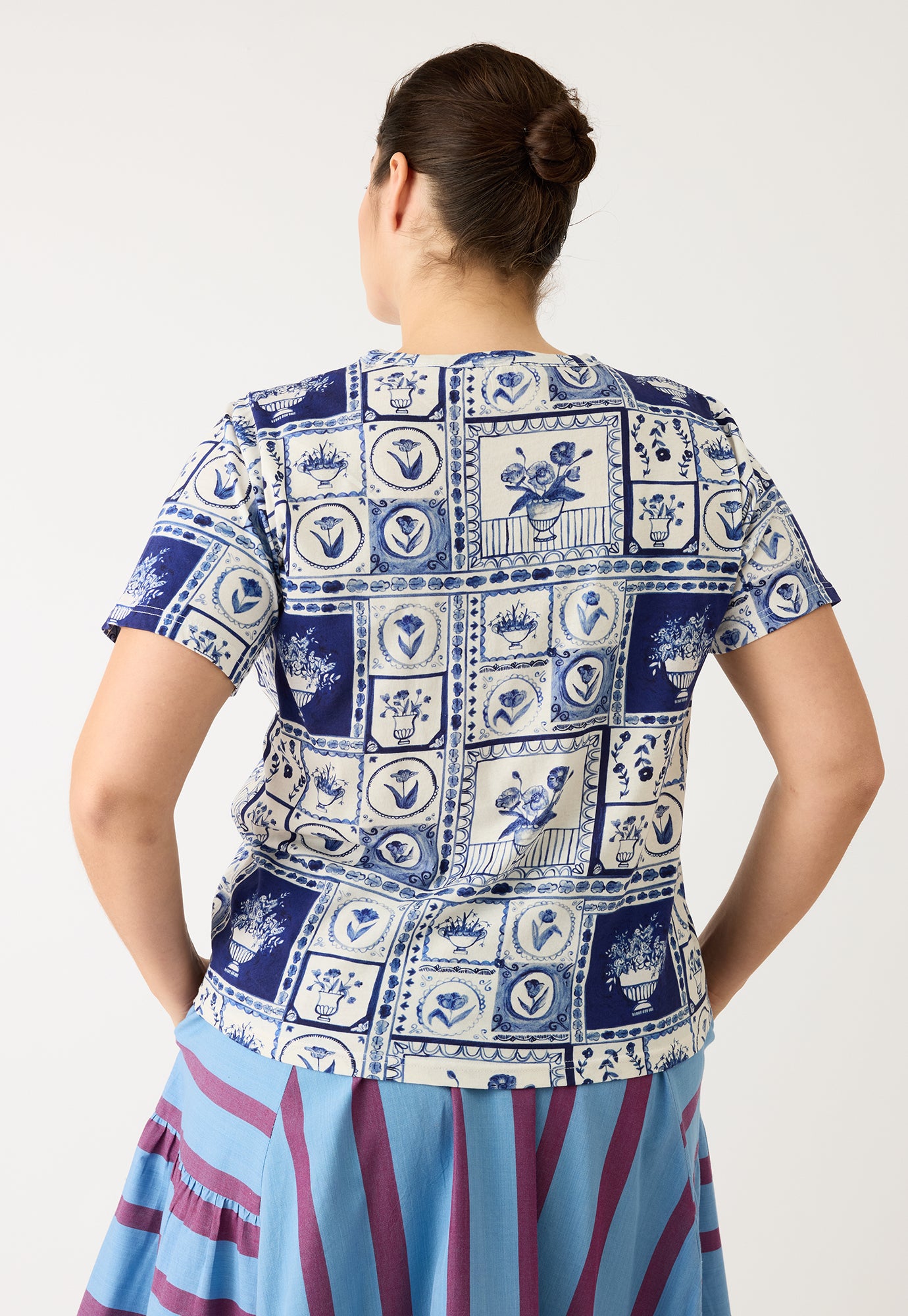 Nancybird Apollo Top - Lyon Tile