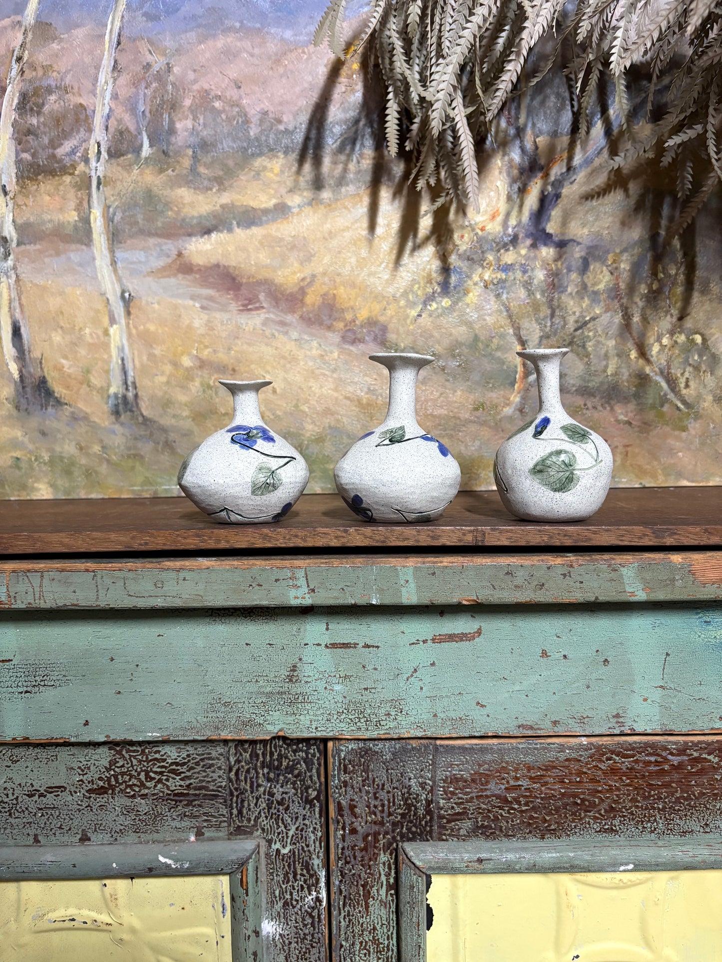 Handmade Ceramic Bud Vases - Violet