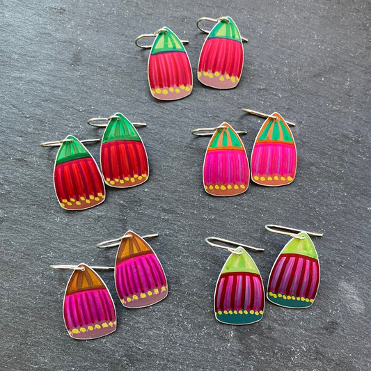 Medium Gum Blossom (side) Earrings