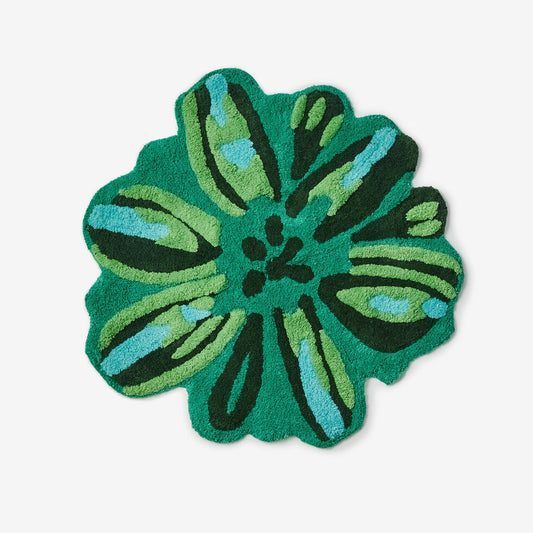 Bonnie and Neil Bath Mat - Meadow Green