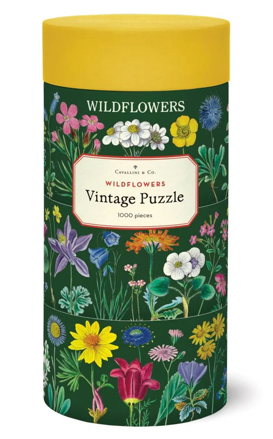 Cavallini Vintage Puzzle 1000 pieces - Vintage Wildflowers 2