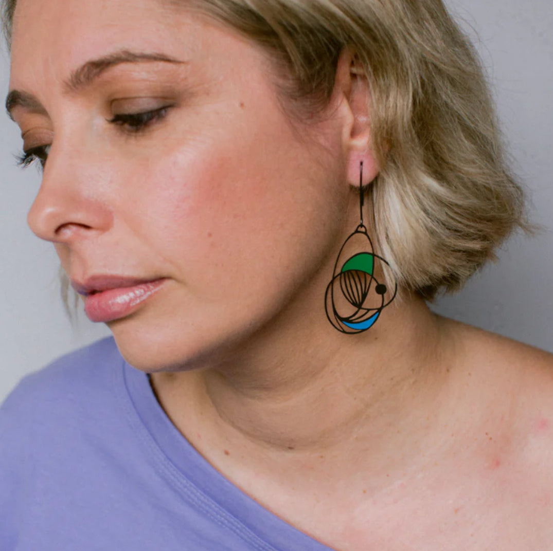 Denz earrings -Art School Drop Out - Cool