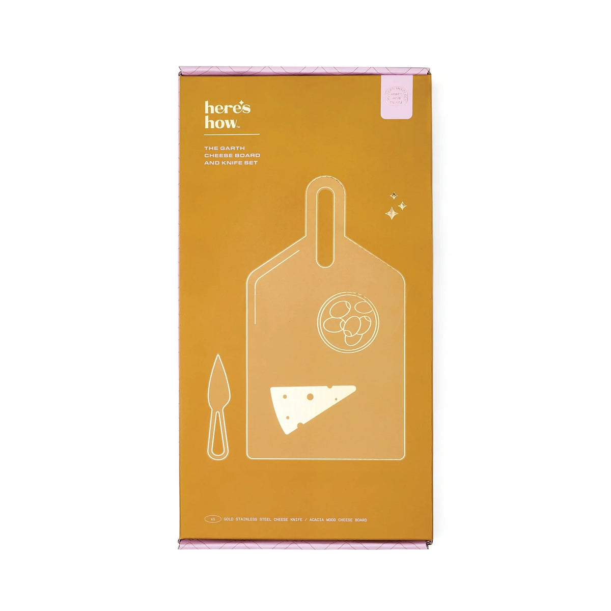 The Garth Cheese Board and Knife Set