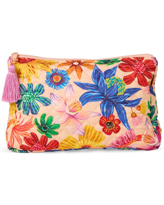 Kip and Co Quilted Toiletry Purse - Wild Flowers