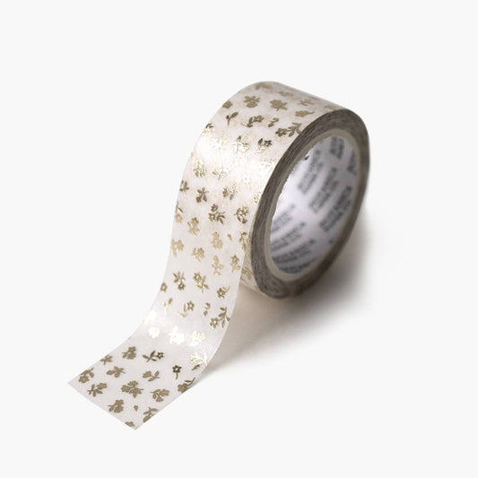 GOLD PETITE FLORA |  WASHI TAPE