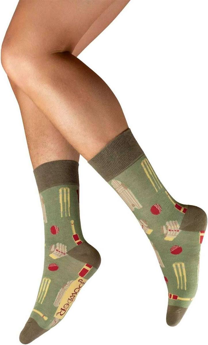 Powder Mens Socks - Vintage Cricket