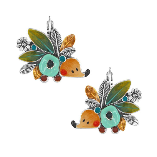 Taratata Jewellery - Mini Blue Lever Back Earrings