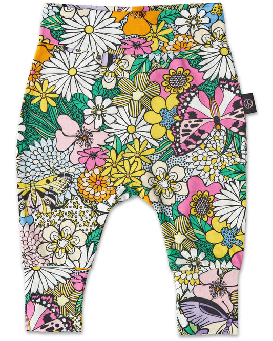 Kip and Co Drop Baby Crotch Pants - Bliss Floral
