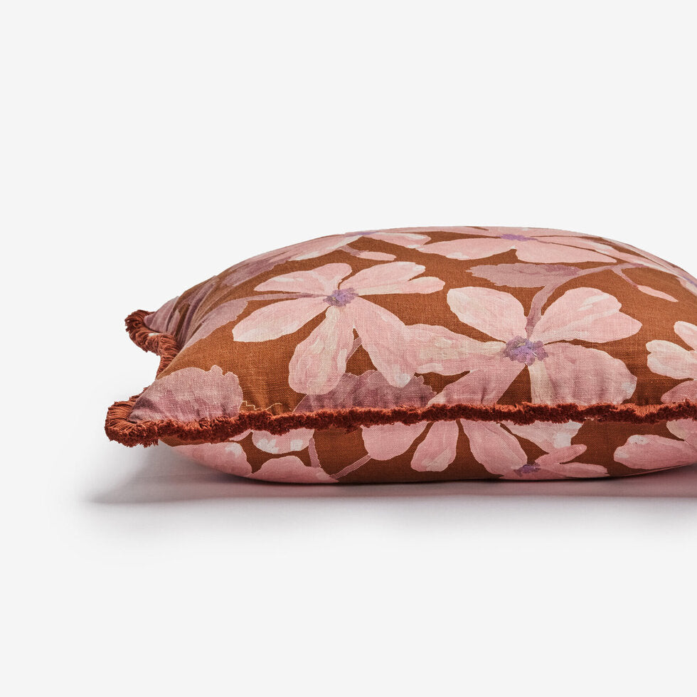Bonnie and Neil Cushion - Violet Tan