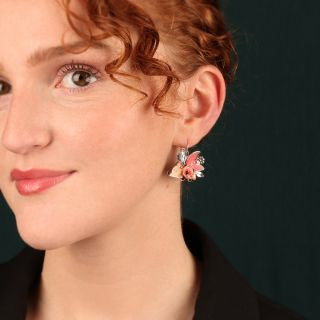 Taratata Jewellery - Mini Red Lever Back Earrings