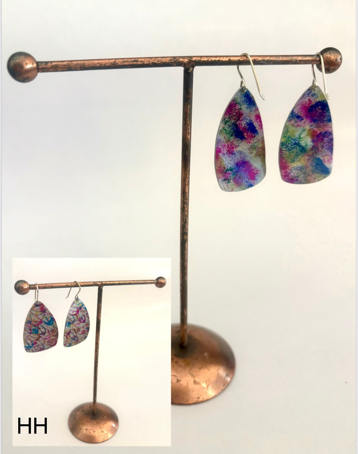 Dilkes-Hoffman Anodised Aluminium Earrings - extra large