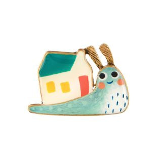 Taratata Jewellery - Sweet Home Snail Brooch