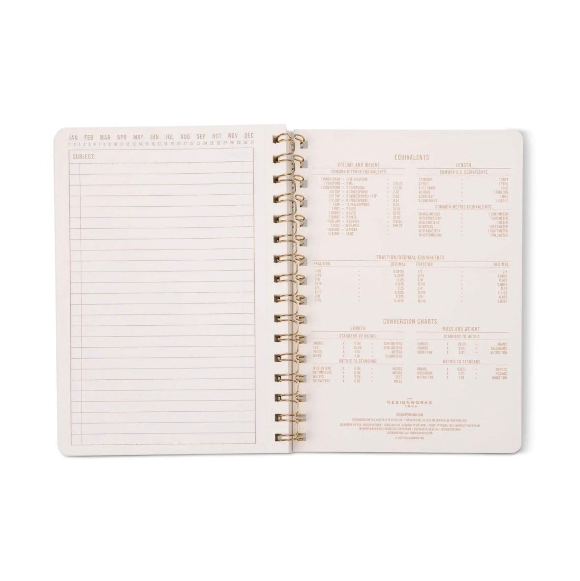 Small Twinwire Notebook - Blue Lattice