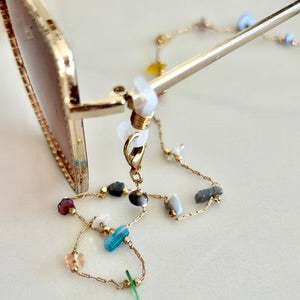 Salty Safari Sunglass Chain - Delicate Candy Rock