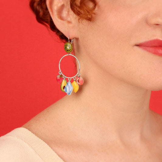 Taratata Jewellery - Jolie Jolie Circle Lever Back Earrings