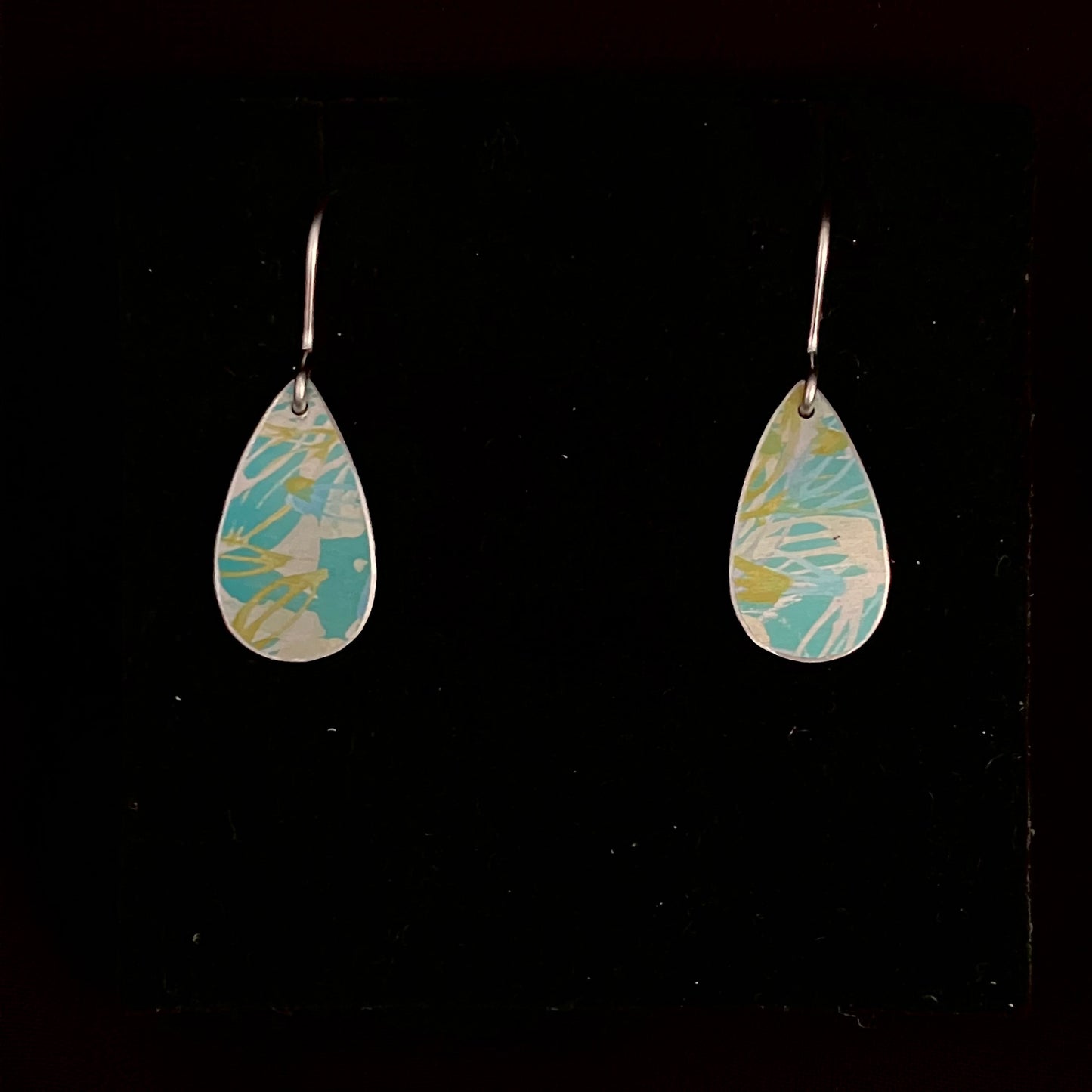 Dilkes-Hoffman Anodised Aluminium Earrings - Abstract Small