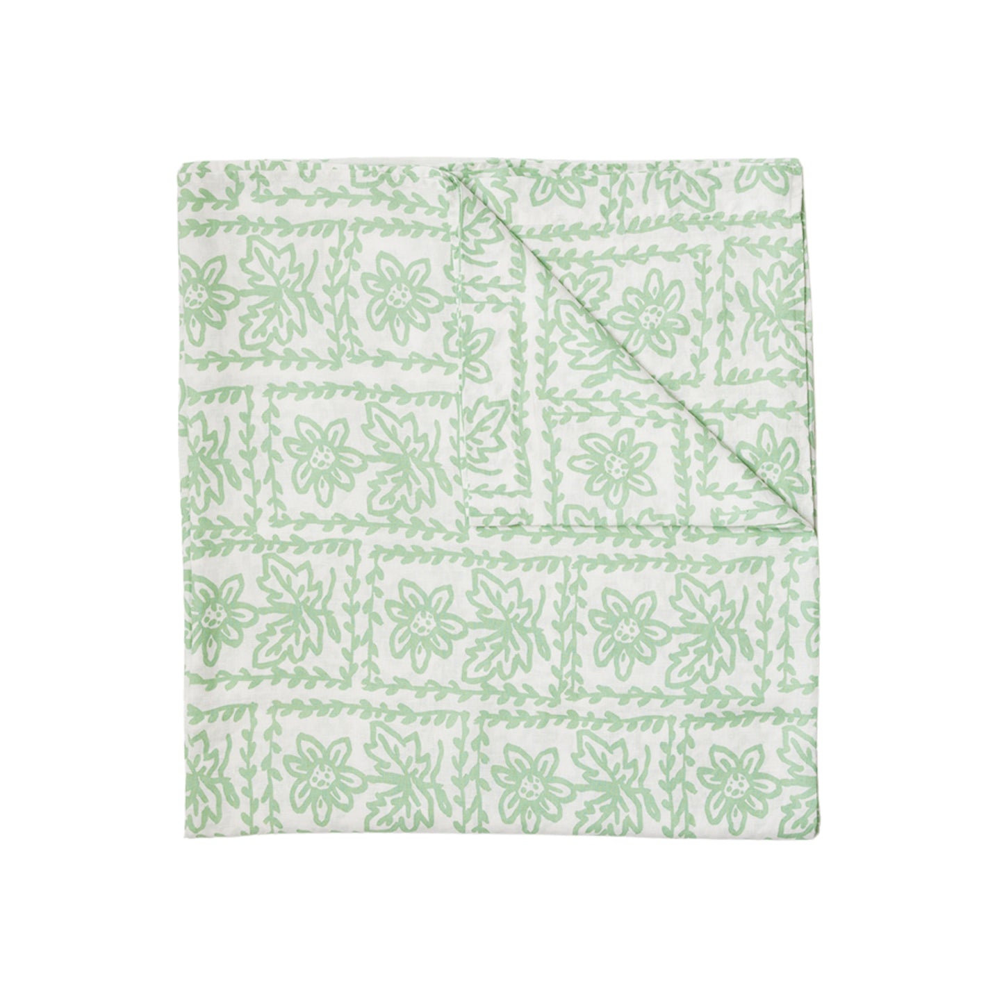 Bonnie and Neil Daisy Sage Flat Sheet
