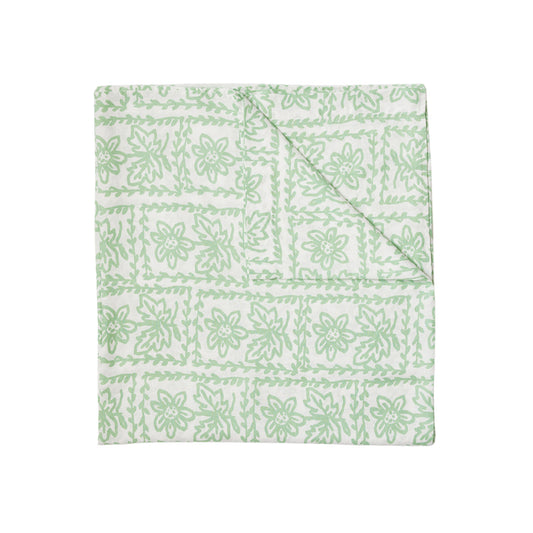 Bonnie and Neil Daisy Sage Flat Sheet