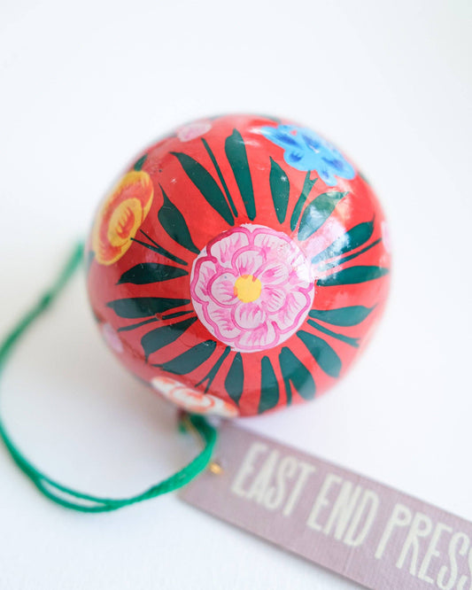 Red Bouquet Bauble