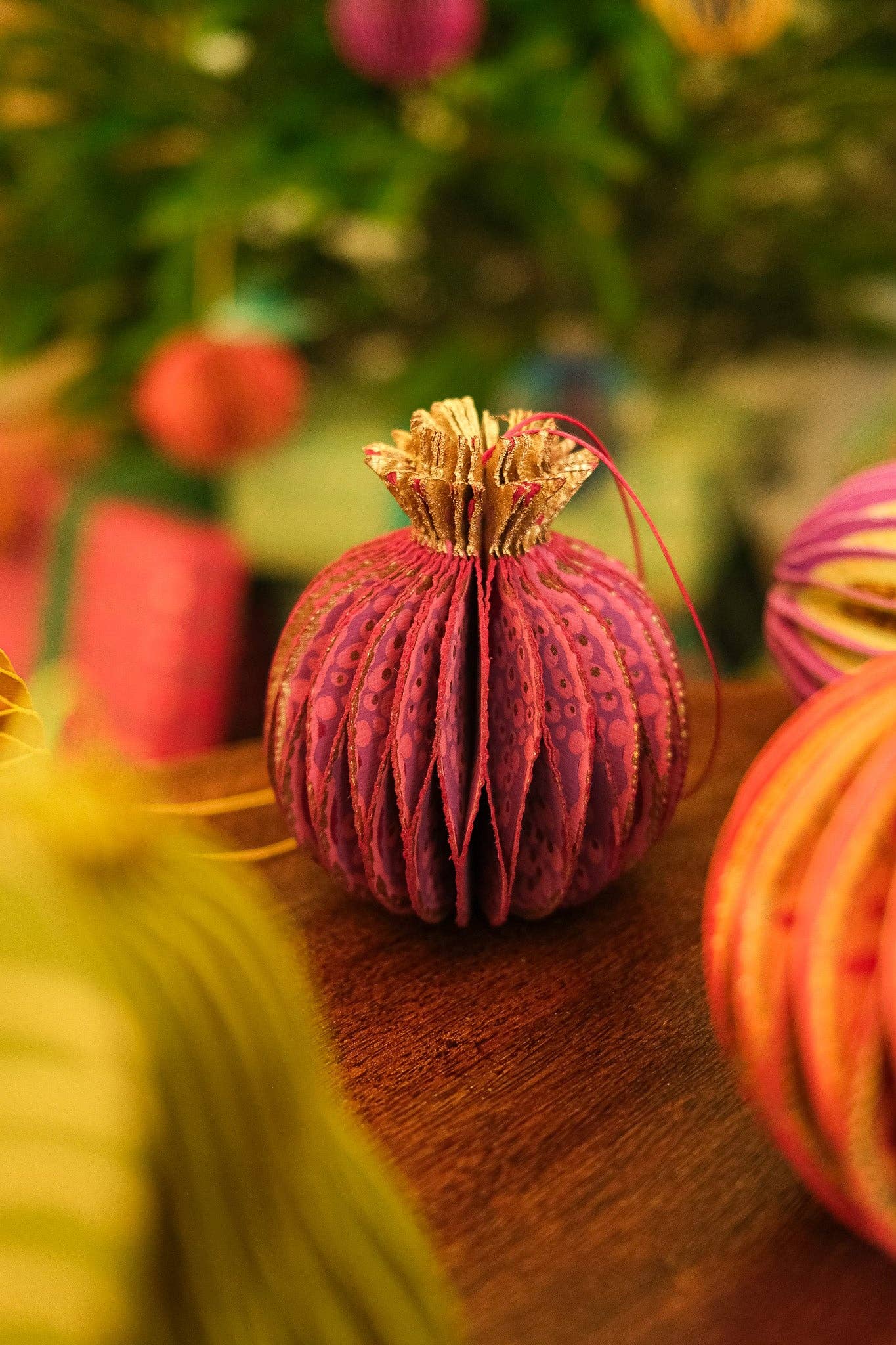Pomegranate Honeycomb Decoration