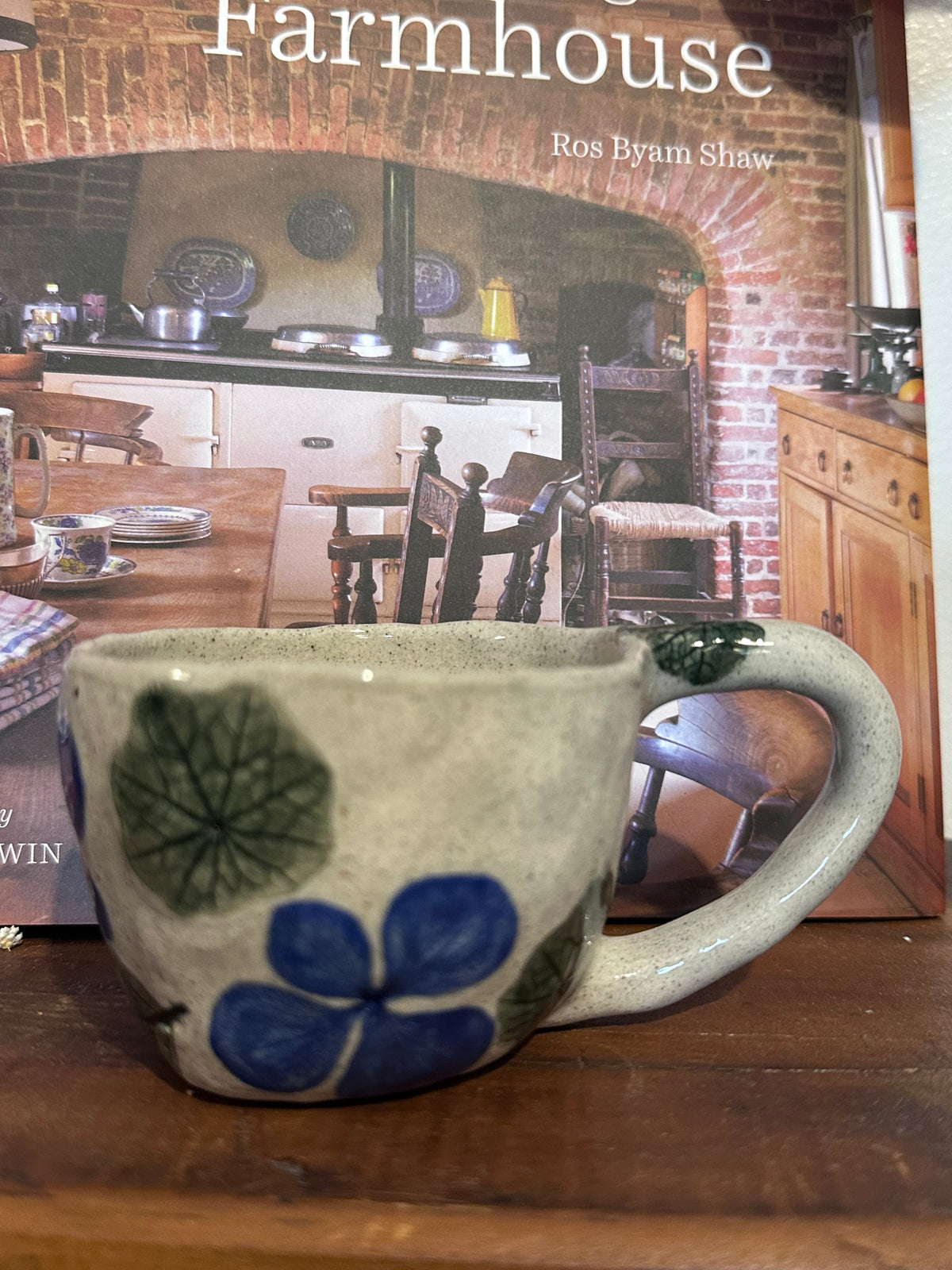 Handmade Ceramic Hydrangea Cup