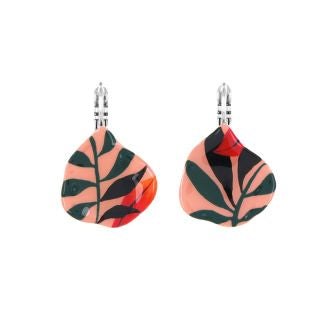 Taratata Jewellery - Amazone Small Leaf Lever Back Earrings