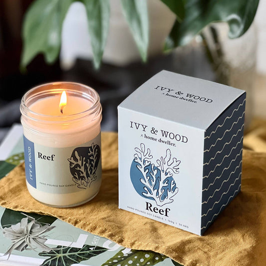 Ivy and Wood Homebody Candle - Reef
