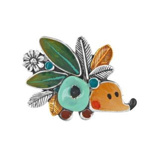 Taratata Jewellery - Mini Blue Brooch