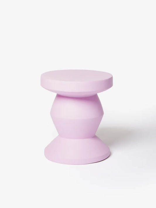 Bonnie and Neil Pedestal Side Table Lilac - In Store or Pick Up Only