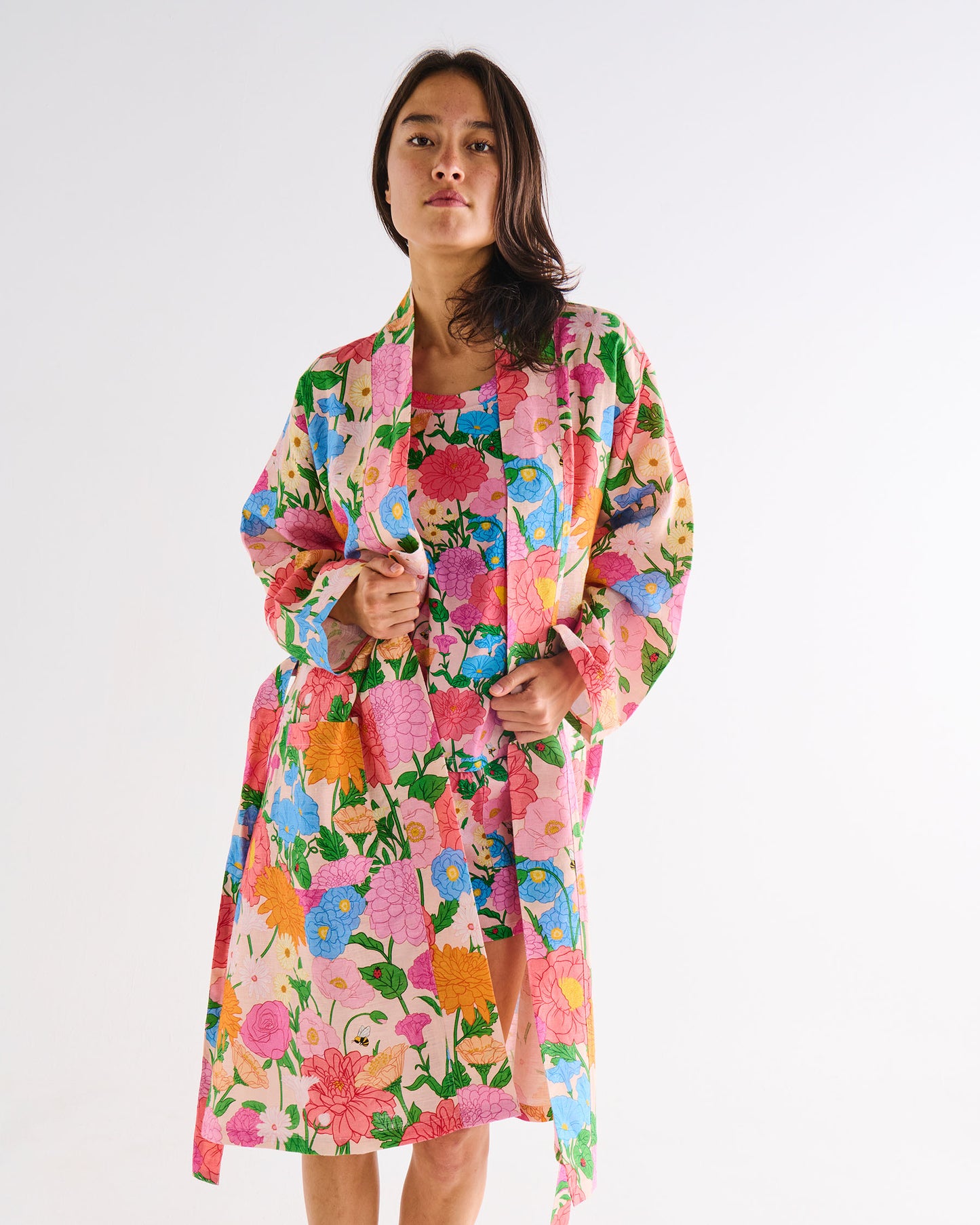 Kip and Co Linen Robe - Follow the Sun