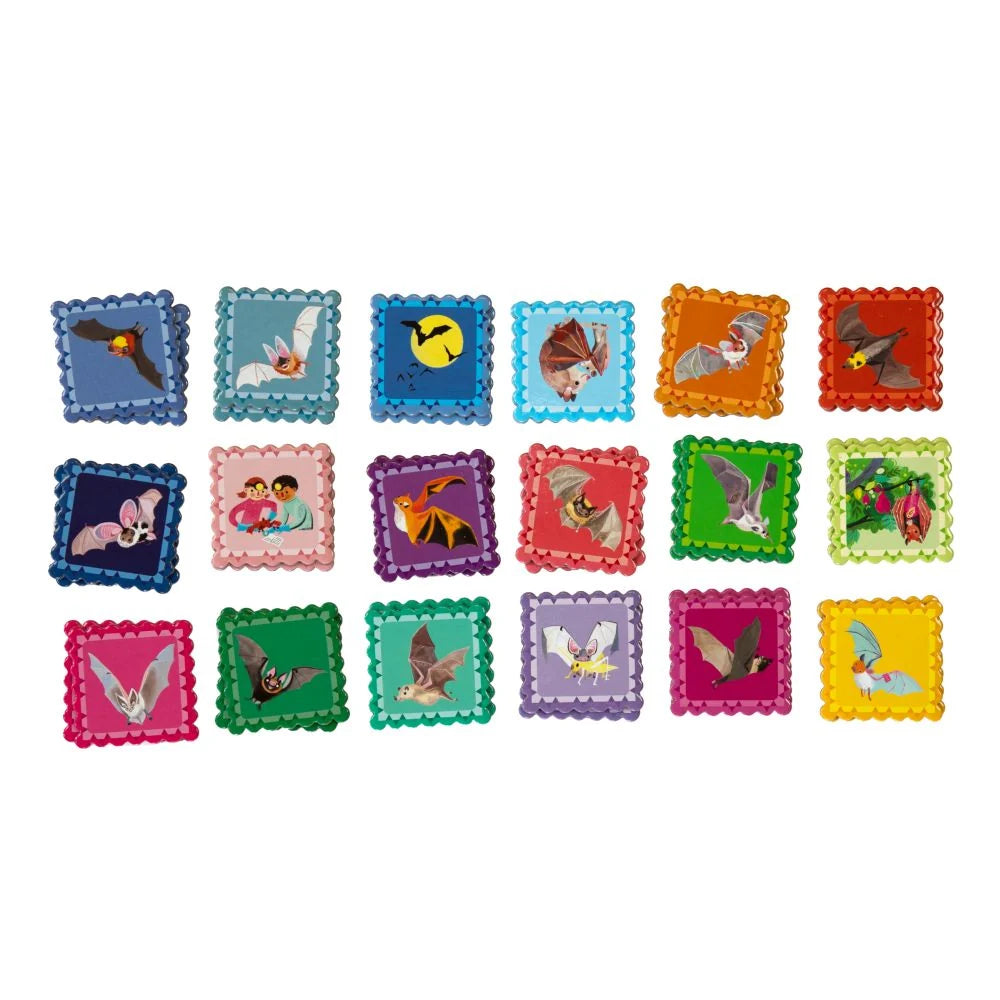 eeboo Square Memory Game - Bats