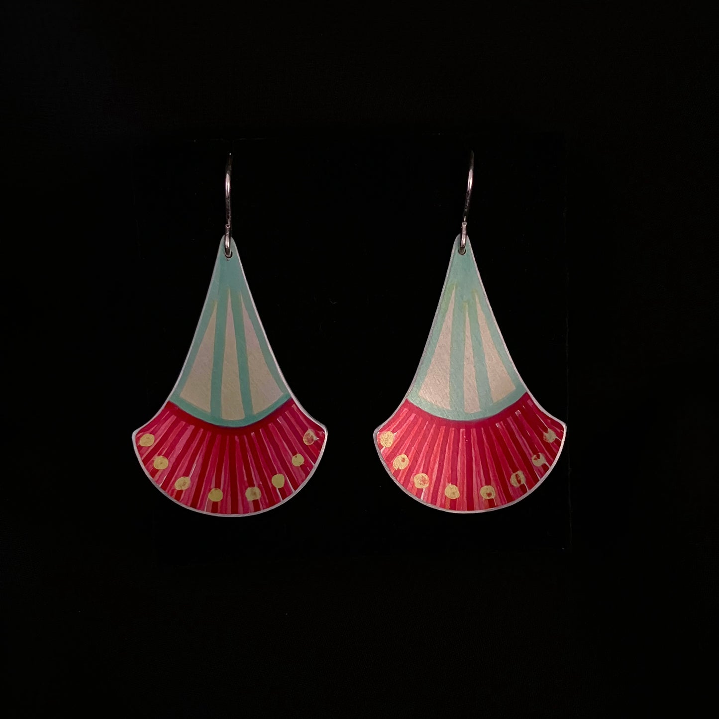 Dilkes-Hoffman Anodised Aluminium Earrings - Gum Blossom Large