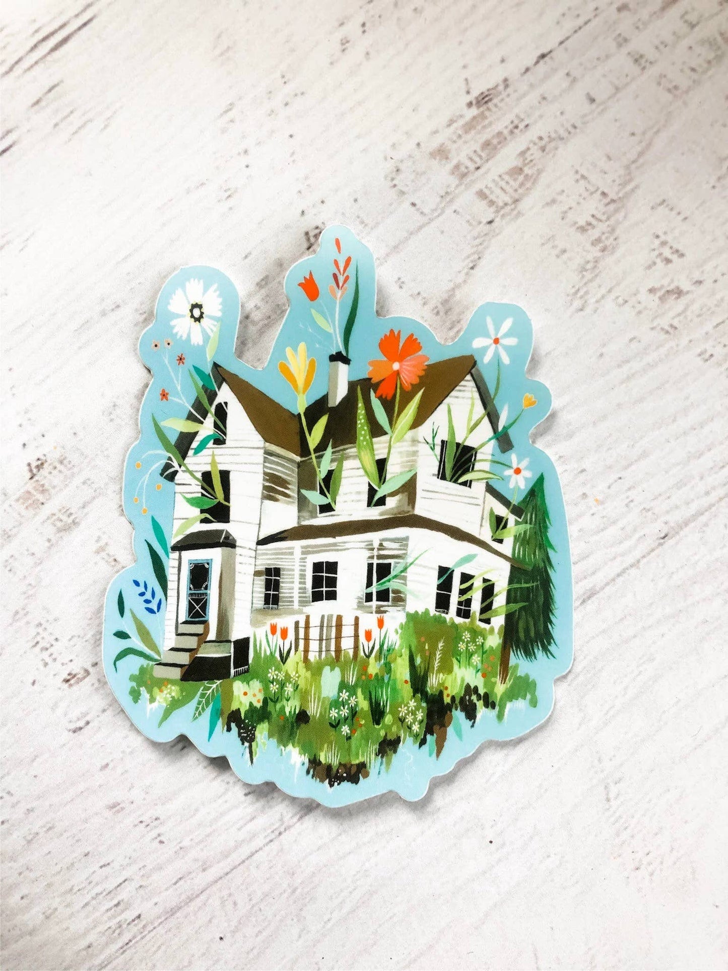 Katie Daisy ‘Magic Farmhouse’ Matte Sticker