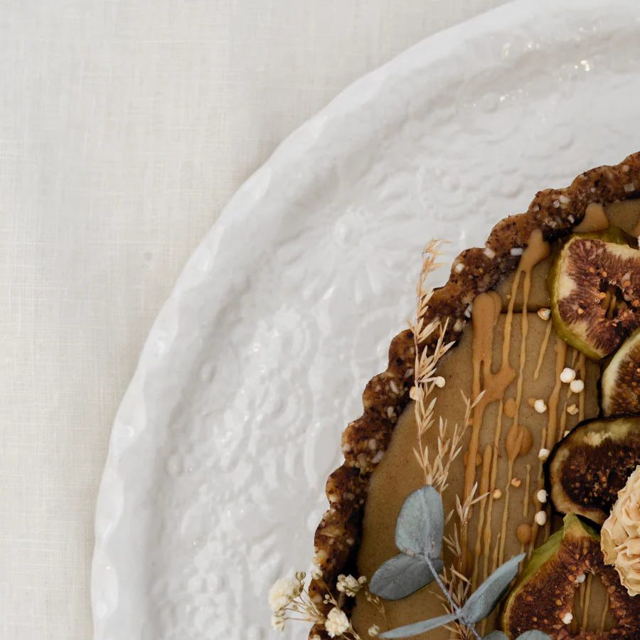 Kim Wallace Lace Serving Platter