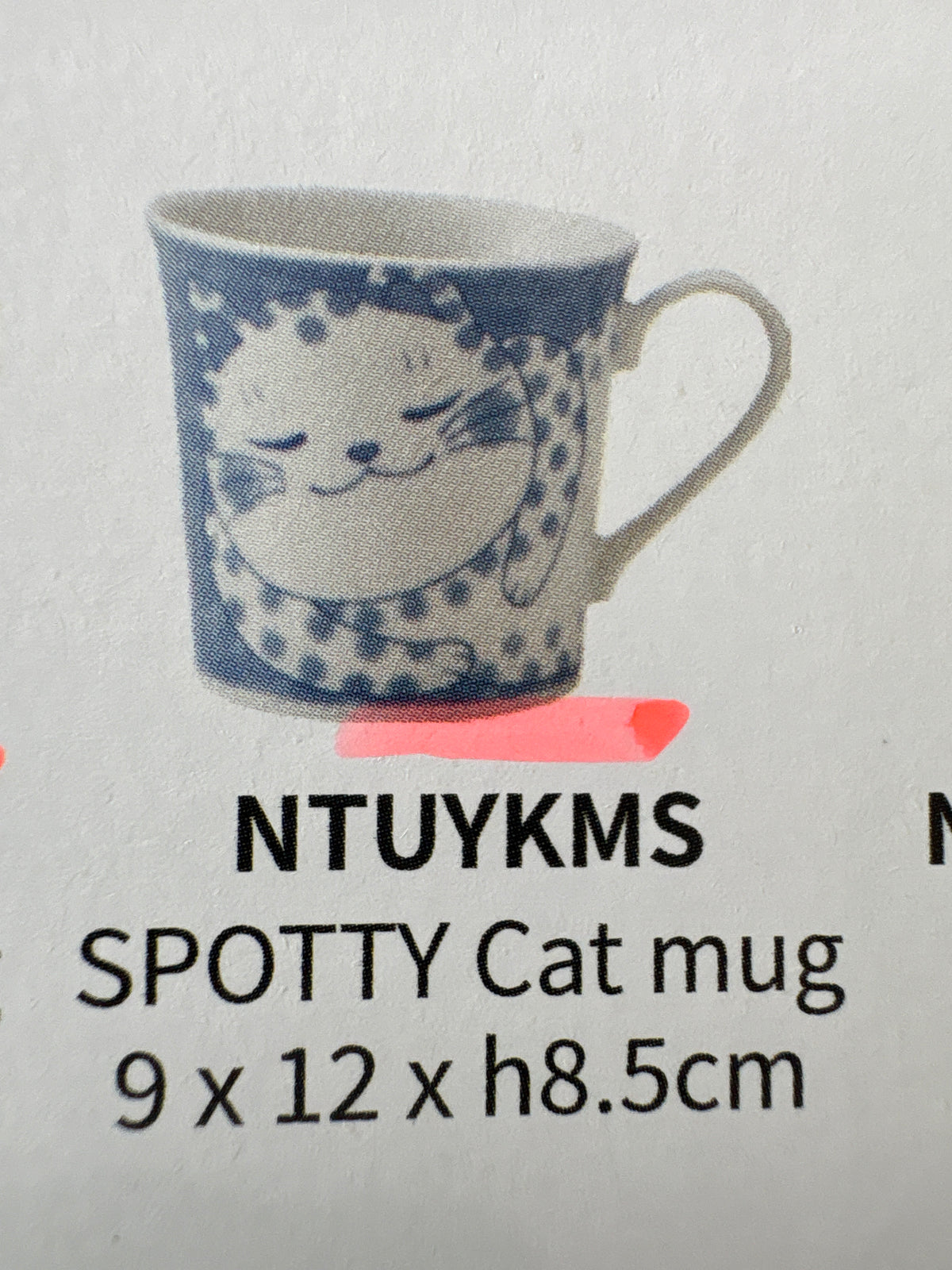 Concept Japan Blue SPOTTY Cat Ceramics