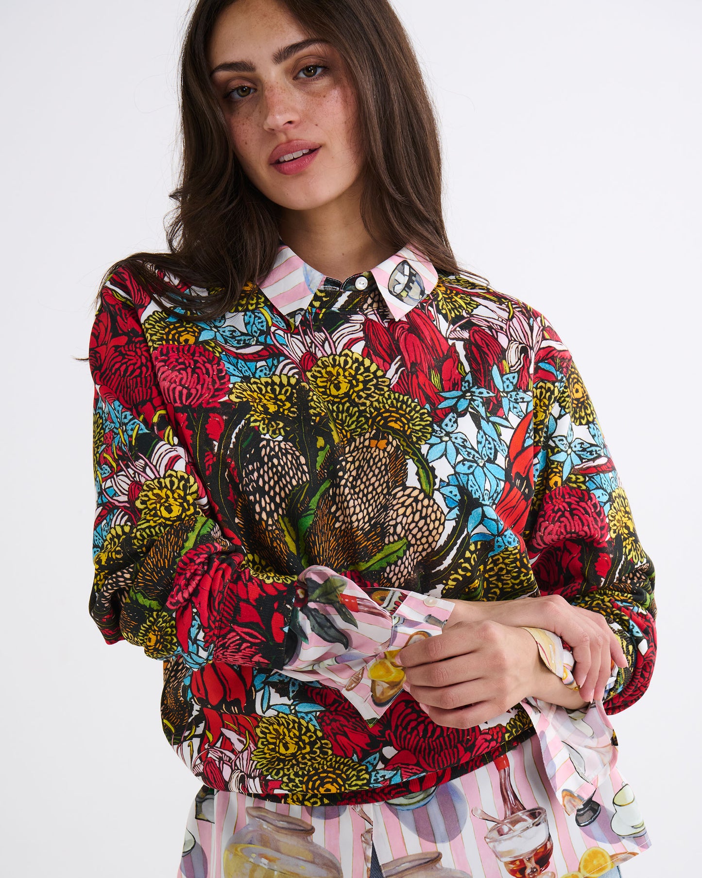 Kip and Co x Margaret Preston Bush Natives Organic Cotton Sweater
