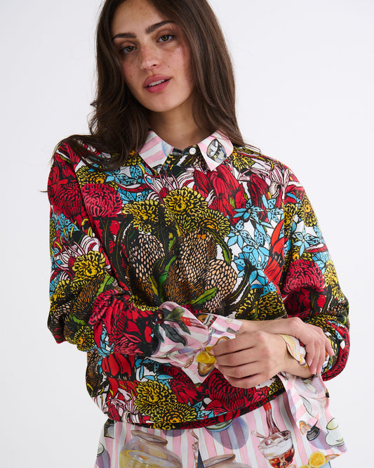 Kip and Co x Margaret Preston Bush Natives Organic Cotton Sweater