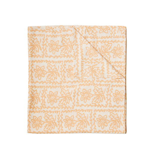 Bonnie and Neil Daisy Buff Flat Sheet
