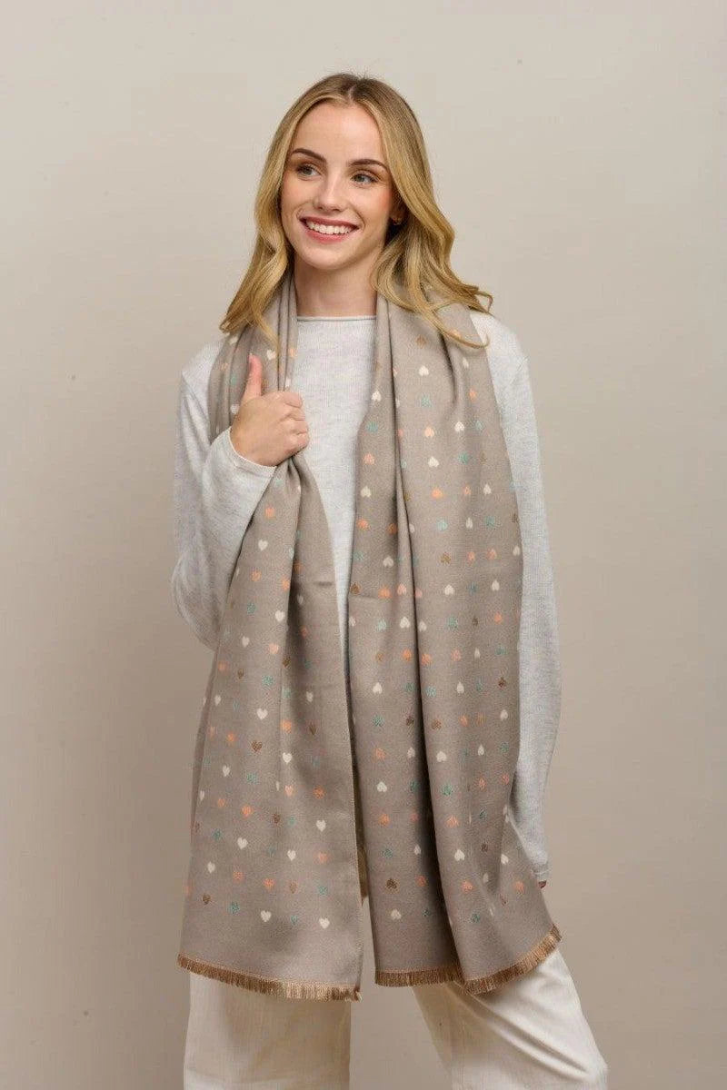 Mini Heart Scarf - various colours
