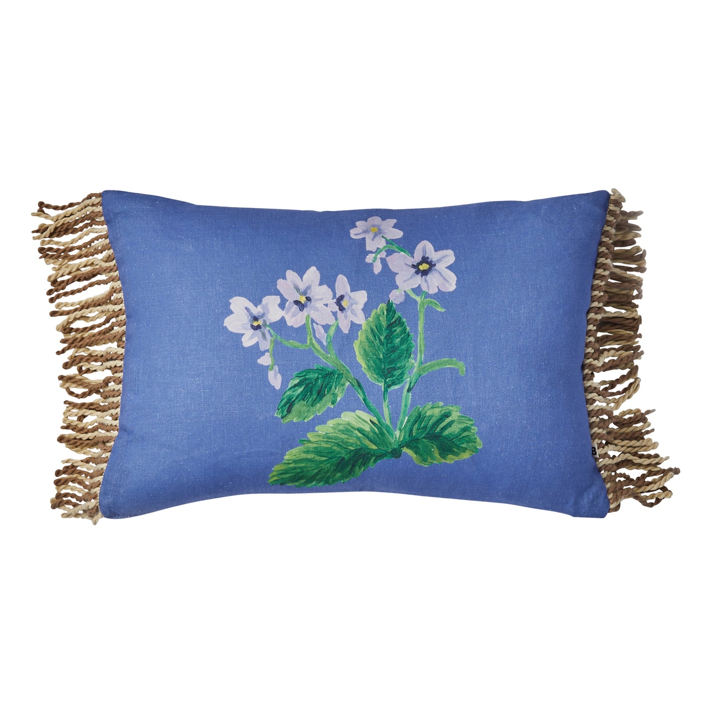 Bonnie and Neil Cushion - Cottage Garden Blue 60x40cm