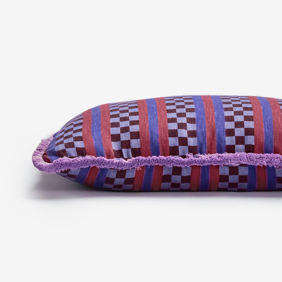 Bonnie and Neil Cushion - Marco Tile Lilac
