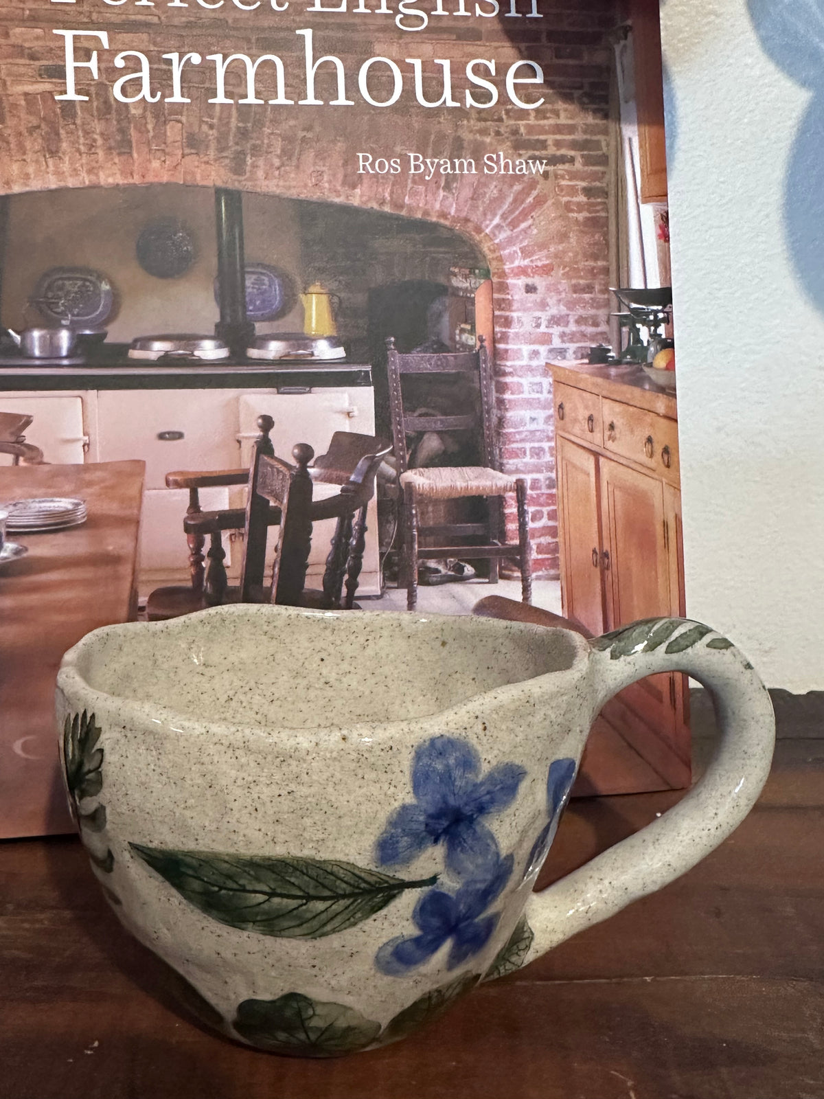 Handmade Ceramic Hydrangea Cup