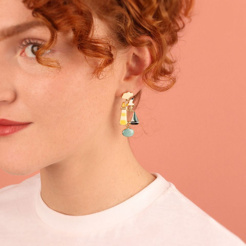 Taratata Jewellery - Horizon Cloud Stud Earrings