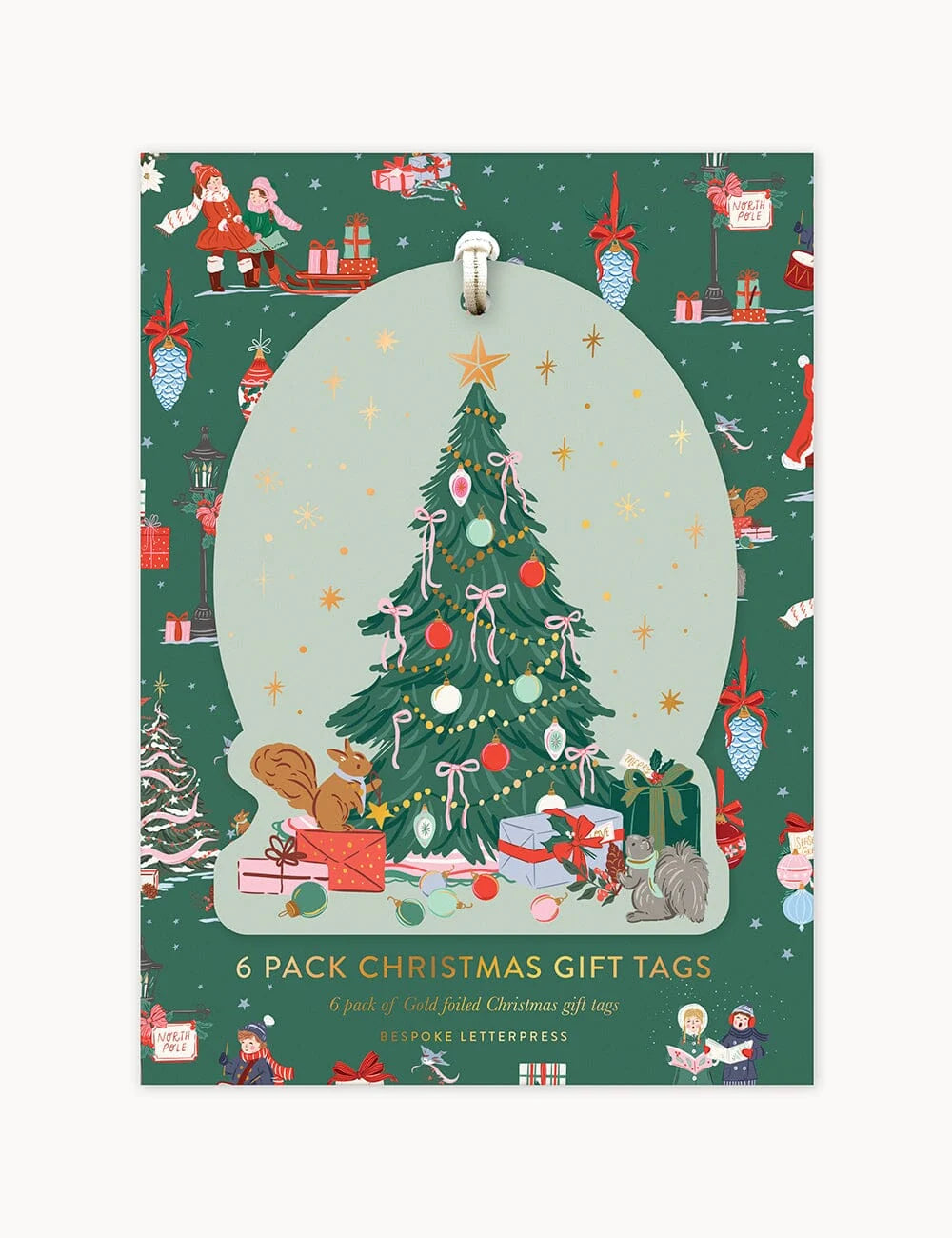 Christmas Tree Gift Tags 6pk