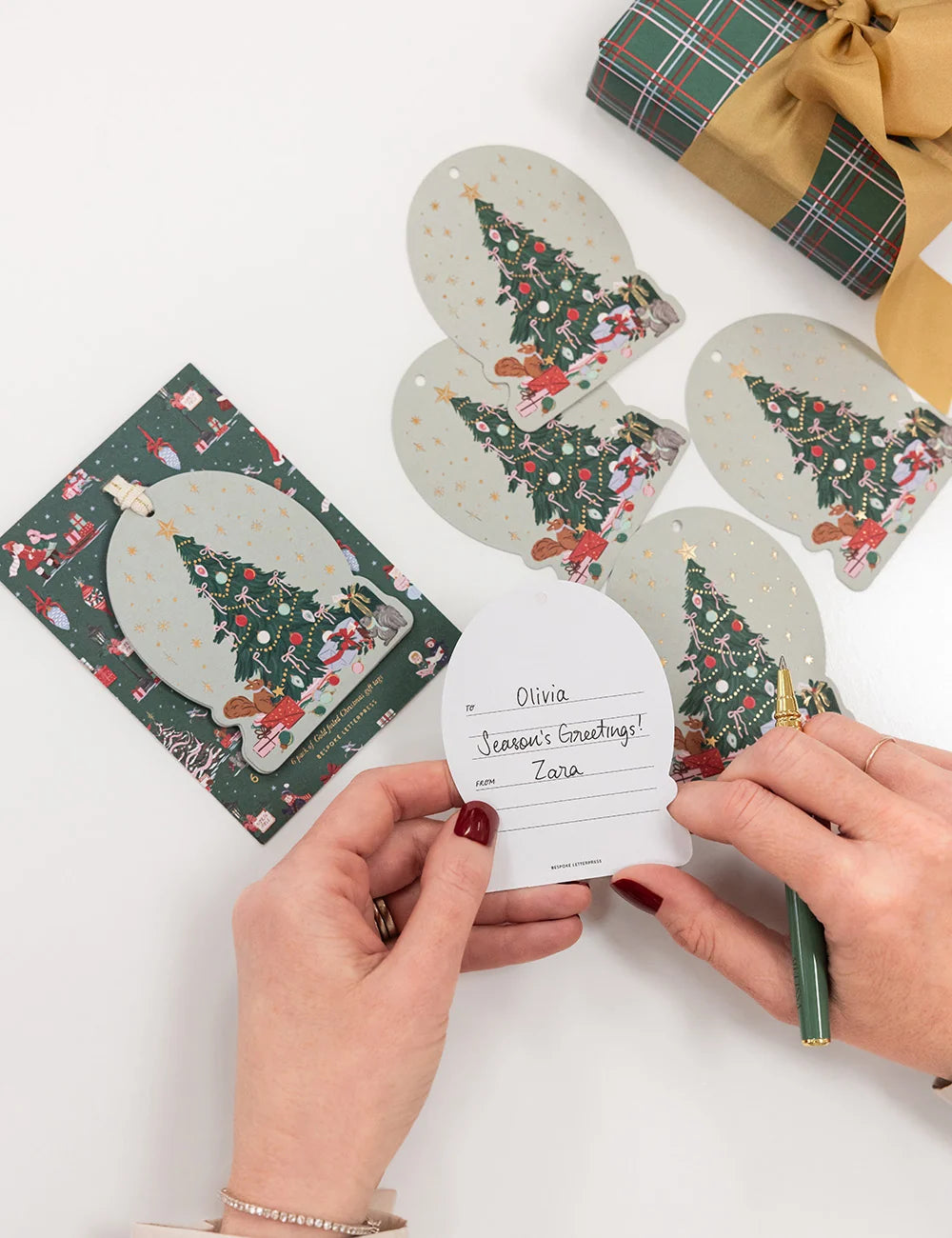 Christmas Tree Gift Tags 6pk