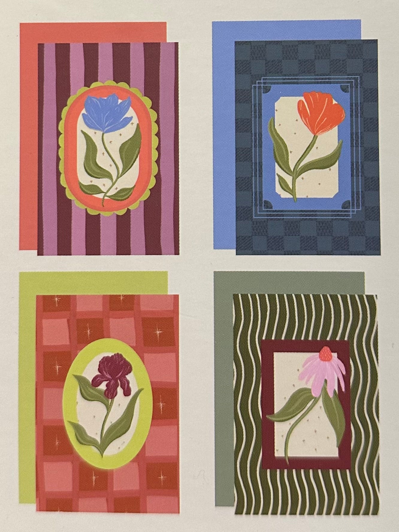 Boxed Notecard Set - Painted Florals