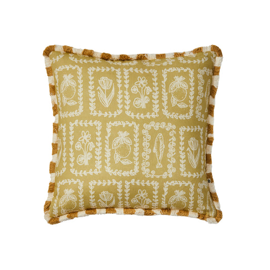 Bonnie and Neil Cushion - Petra Ecru 50cm