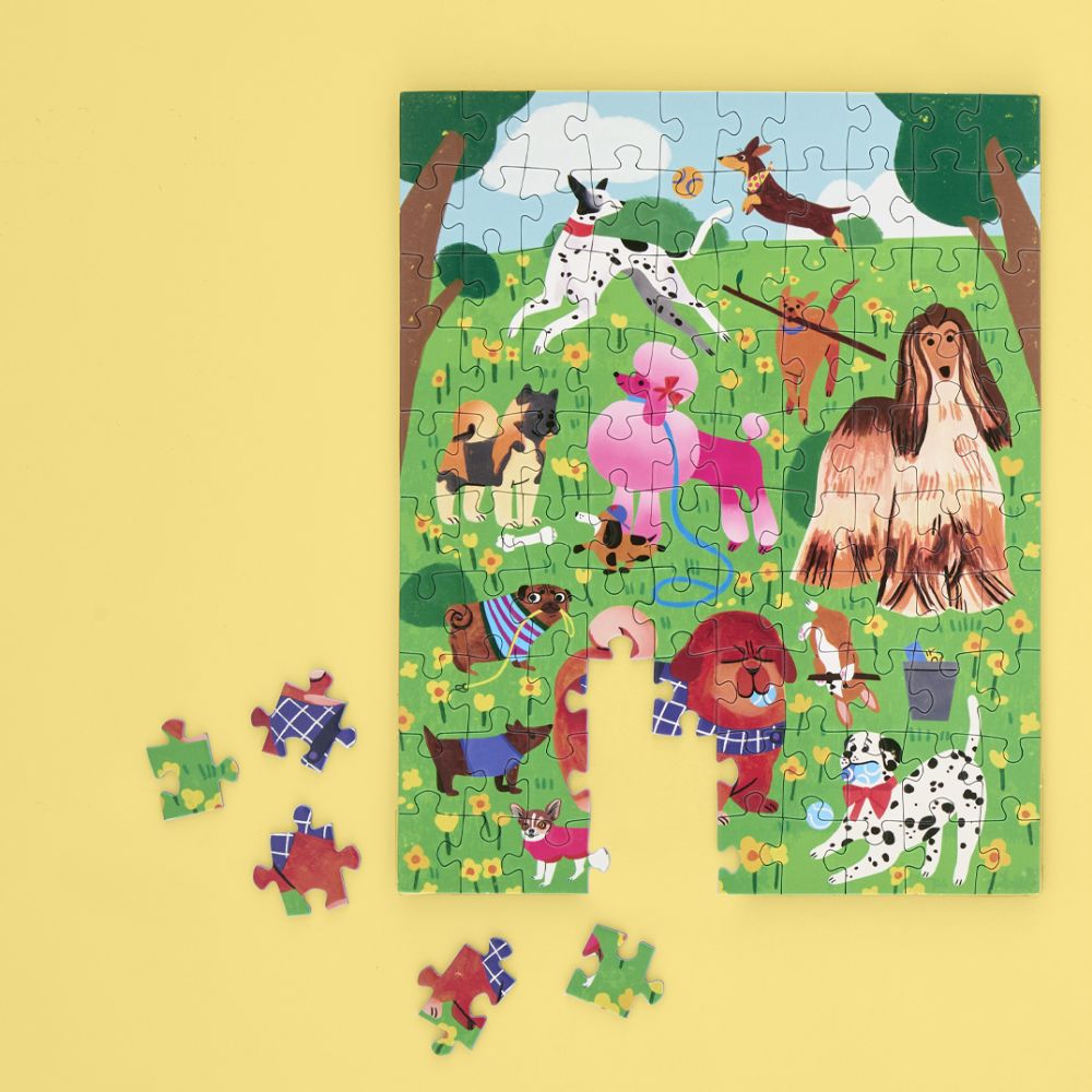 WerkShoppe Snax 100pc Puzzle - Dog Park